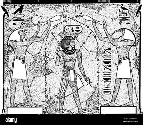 Ancient Egyptian King Stock Photo Alamy