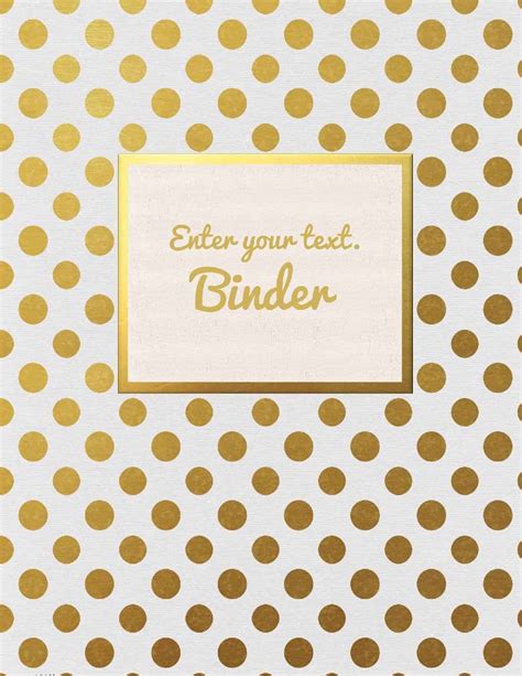 Binder Cover Printables