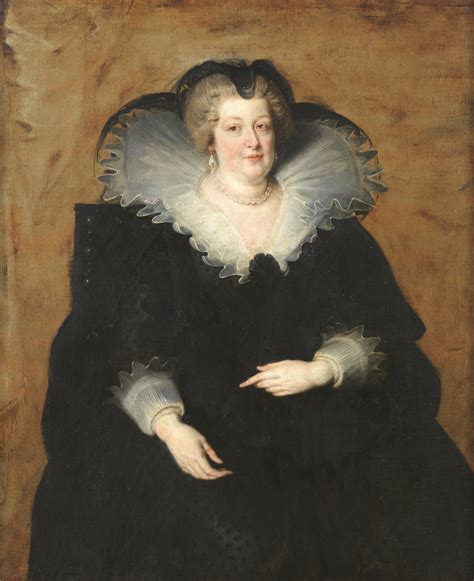 Portrait Of Maria De Medici Queen Of France 1622 112×130 Cm By Peter