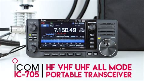 Icom Ic 705 Hf Vhf Uhf All Mode Portable Transceiver Youtube