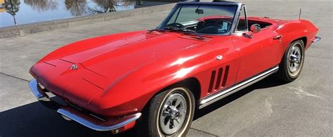 Rally Red 1965 Chevy Corvette Time Capsule Had Just One Lady Owner For
