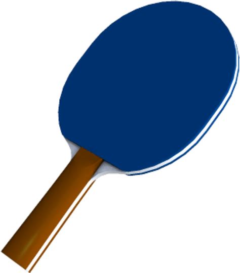 Ping Pong Racket Png Image Blue Ping Pong Paddle Png Clipart Full Size Clipart 5514736