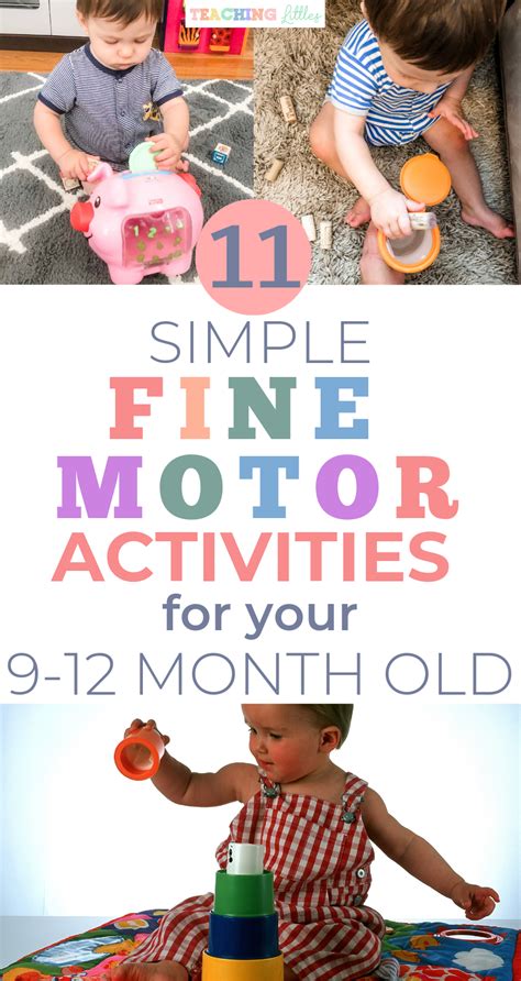 11 Simple Developmental Fine Motor Activities For Infants 9 12 Months