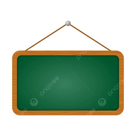 School Blackboard With Wooden Edging Vector Blackboard Board Wood