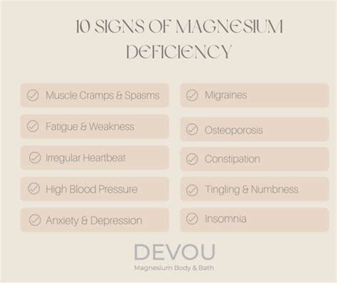 10 signs of magnesium deficiency devou magnesium