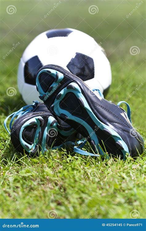 Soccer Equipment Stock Image Image Of Match Field Outside 45254145