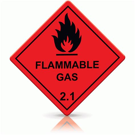 Hazard Class Flammable Gas Label Town My Xxx Hot Girl