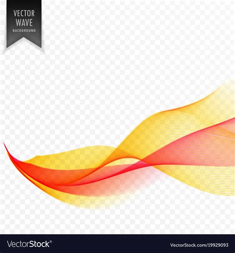 Red And Yellow Abstract Wave Background Royalty Free Vector