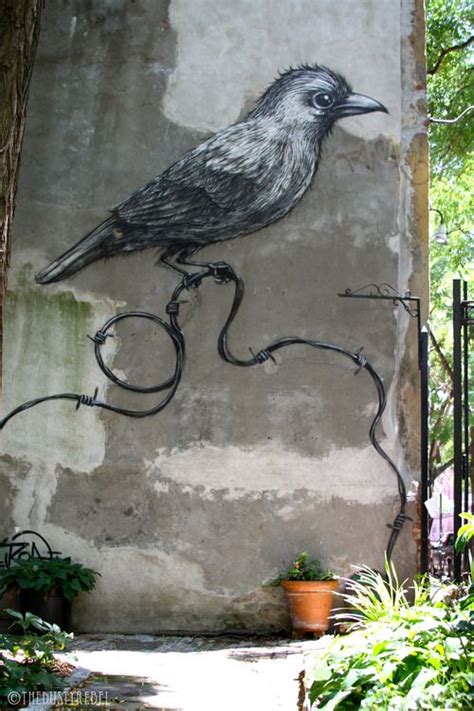 Crows Ravens Raven ~ Roa Bird On East 2nd East Village New York