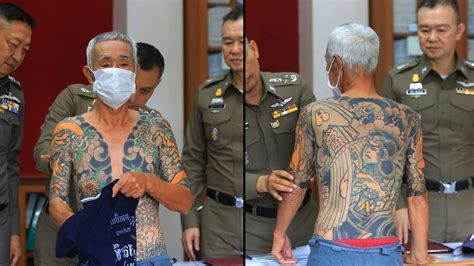 there are hidden meanings behind the tattoos on the arrested yakuza boss ladbible