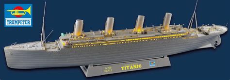 Trumpeter 1200 Rms Titanic With Lighting Set Wonderland Models