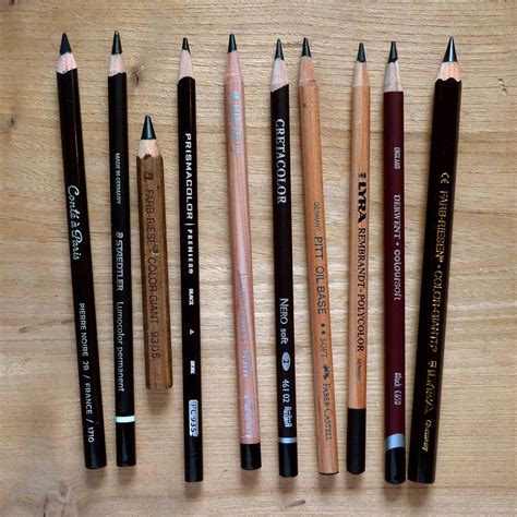Stefans Sketch Blog Soft Black Pencils The Search For A Prismacolor