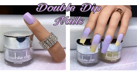 Double Dip Nails Pr Package Review And Demo Dipping Powder Acrylic Powder Youtube