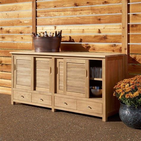15 Photos Outdoor Sideboard Cabinets