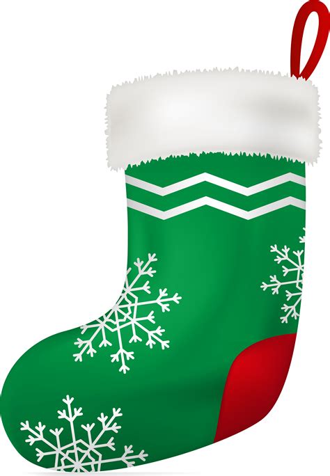 Download Stockings Clipart Green Green Christmas Socks Clipart Png