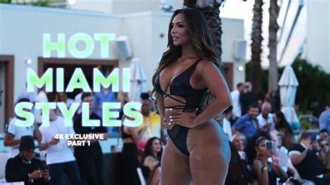 Hot Miami Styles In Slow Motion Miami Swim Week 2022 4k Part 1 Youtube