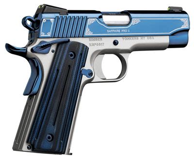 New m1911a1 pistols were given a parkerized metal finish instead of bluing, and the wood grip panels were dissatisfaction with the stopping power of the 9 mm parabellum cartridge used in the beretta m9 source request was issued to kimber for just such a pistol despite the imminent release of their. Kimber 1911 Sapphire Pro II 9MM 3200298 | Flat Rate ...