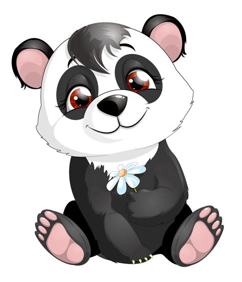 Cute Cartoon Panda Pic Panda Cartoon Cute Clipart Clip Animals Bear