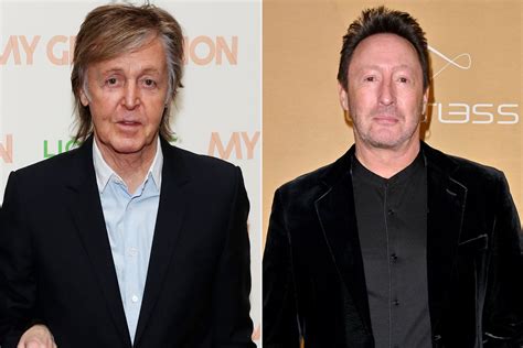 Julian Lennon Runs Into Uncle Paul Mccartney At Airport