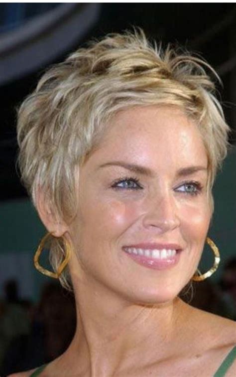 This short cut, with hair brushed forward toward the forehead, is one example of a sleek short haircut for gray hair that is highly popular for mature women. The 99 Best Pixie Haircuts for Women in 2019 in 2020 ...