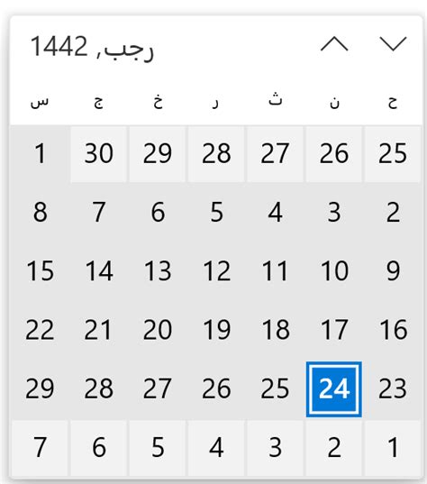 Inconsistency Of Calendaridentifier Support In Datepicker And Calendardatepicker Winui Controls