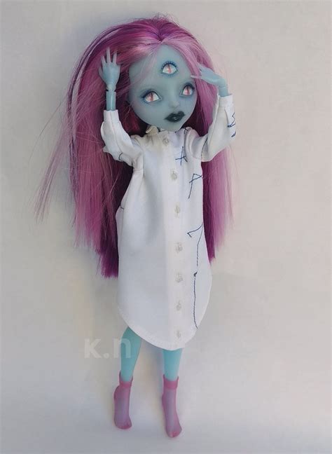 ooak monster high doll kiyomi haunterly etsy monster high doll ooak dolls