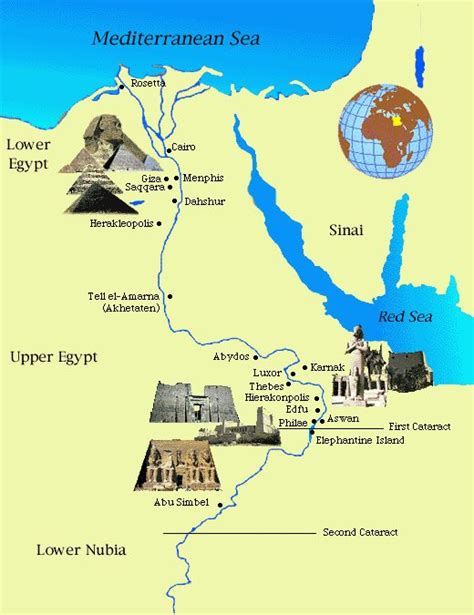 Ancientegyptianmapforkids5 520×675 Egypt Map Ancient