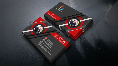 Free 3D Visiting Card Design in Photoshop - GraphicsFamily