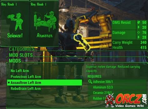 Fallout 4 Assaultron Left Arm The Video Games Wiki