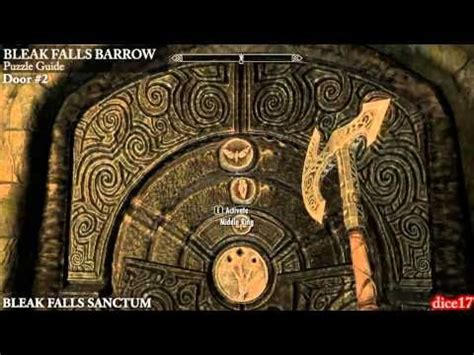 You get a journal in bleak falls, off the guy who runs from you after you cut him down. Skyrim - Bleak Falls Barrow Door Code/Combination Guide ...