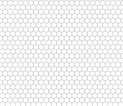 Gray Hexagon Grid On White Hexagon Grid Graphic Design Pattern Hexagon