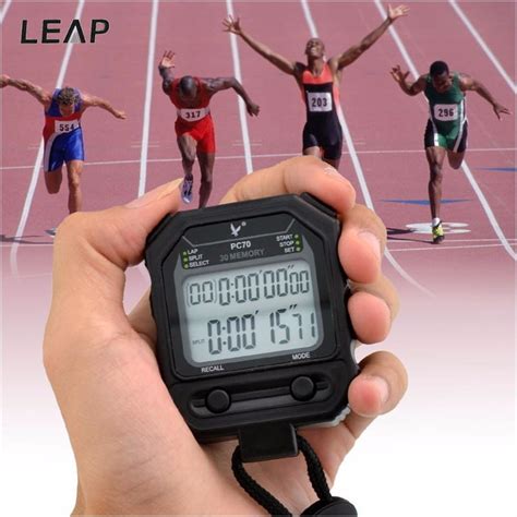 Sxj504 Mechanical Stop Watch Digital Sports Chronograph Running Timer