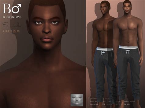 The Sims Resource MALE NATURAL SHADOW OVERLAY SKINTONES BY S CLUB