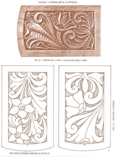 Printable Beginner Printable Leather Tooling Patterns