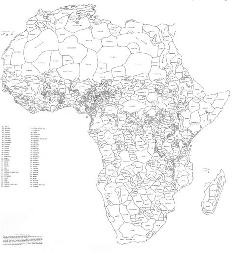 Detailed Map Of Africas Languages Vivid Maps