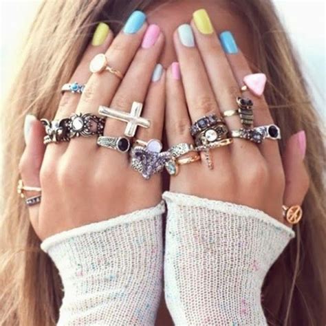 Fun Multicolored Nail Designs For The Summer Pastel