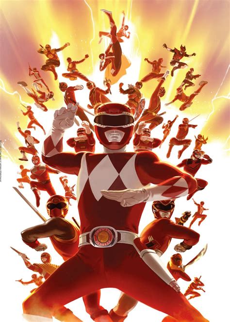 Red Power Ranger Poster Picture Metal Print Paint By Power Rangers