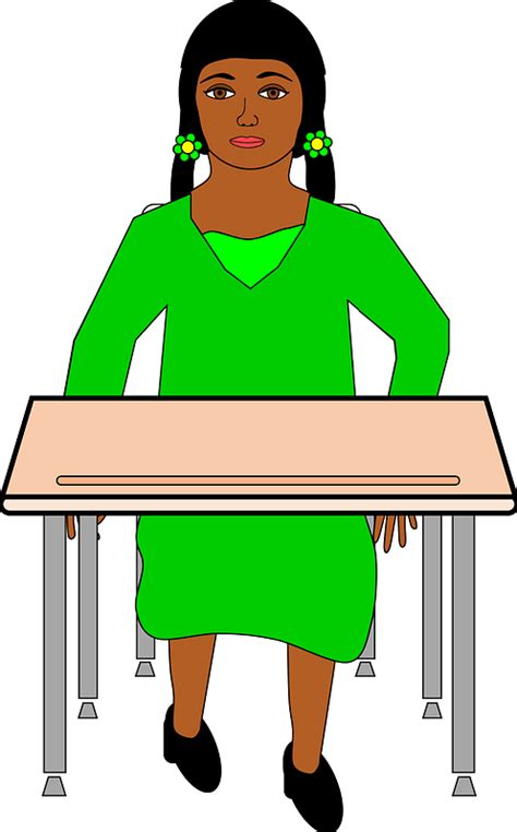 Student Sitting At Desk Clipart Clipart Library Clipart Library Clip