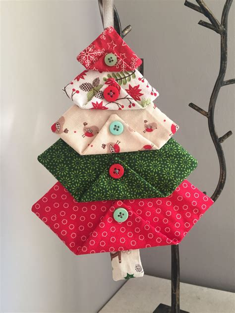 Sewing Tutorial Fabric Christmas Tree Decorations Perfect For A Last