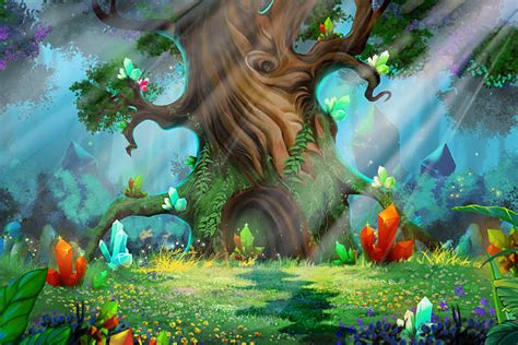 Magic Forest Cartoon Images Goimages Ify