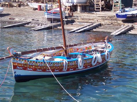 A Fishing Boat In Aci Trezza Sicily Boat Sicily Fishing Boats