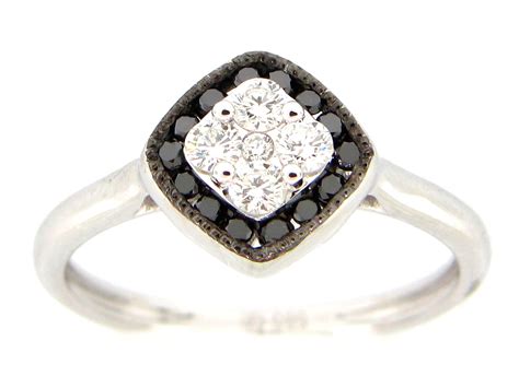 Dilamani Jewelry Black And White Diamond Ring