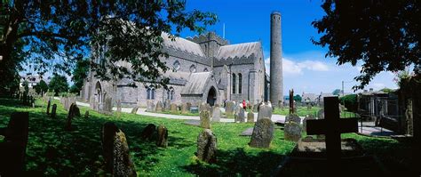 St Canices Cathedral And Round Tower Photograph By The Irish Image