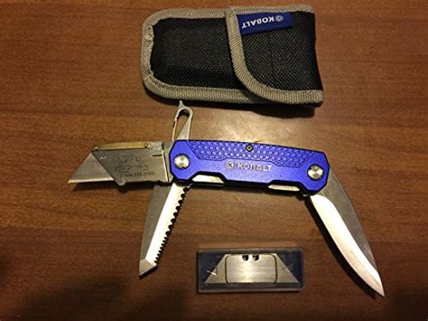 Kobalt Tri Blade Folding Utility Knife Hardware Tool