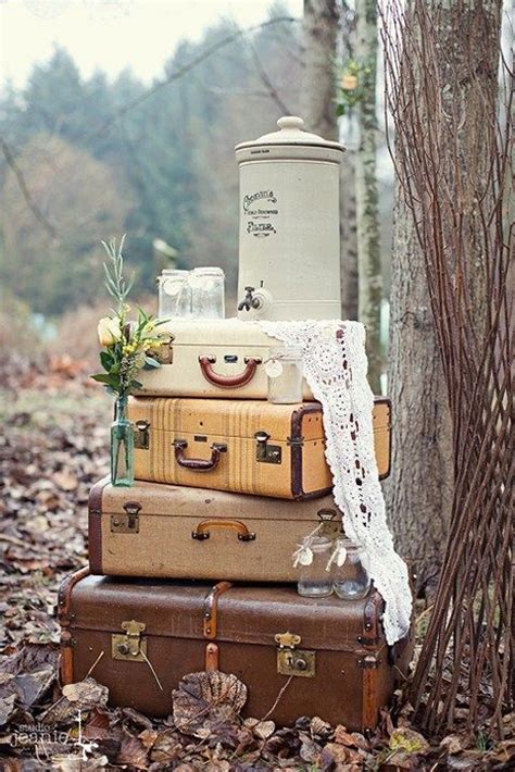 40 Ways To Use Vintage Suitcases In Your Wedding Decor Vintage