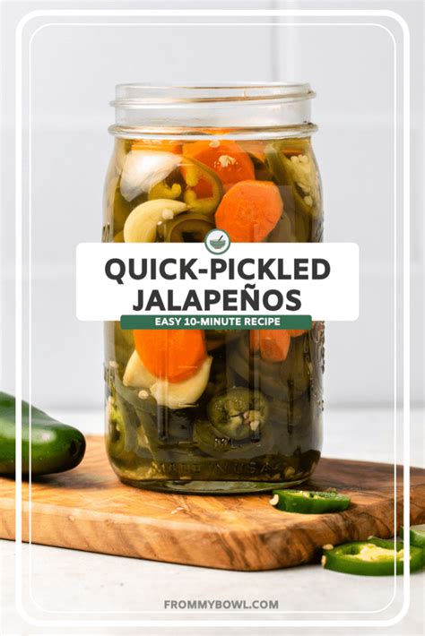 Quick Pickled Jalapeños Easy 10 Minutes From My Bowl