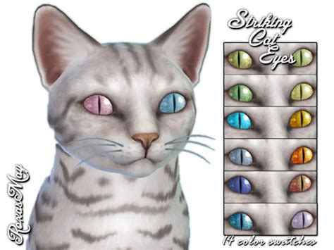 Striking Cat Eyes By Roxasmay Sims 4 Pets