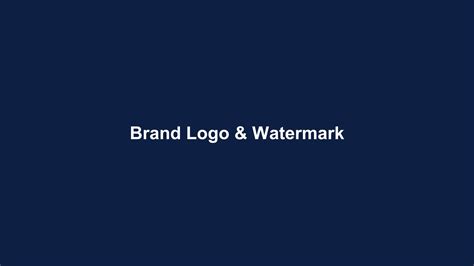 Brand Logo And Watermark A Guide By Myguide