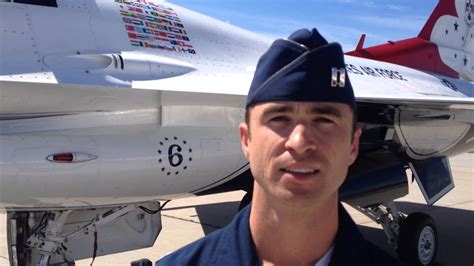 Us Air Force Thunderbirds Pilot Interview Youtube