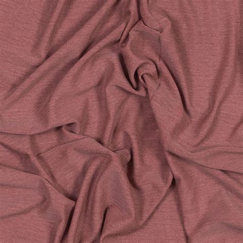 Mauve Washed Rayon Jersey Washed Mauve Rayon